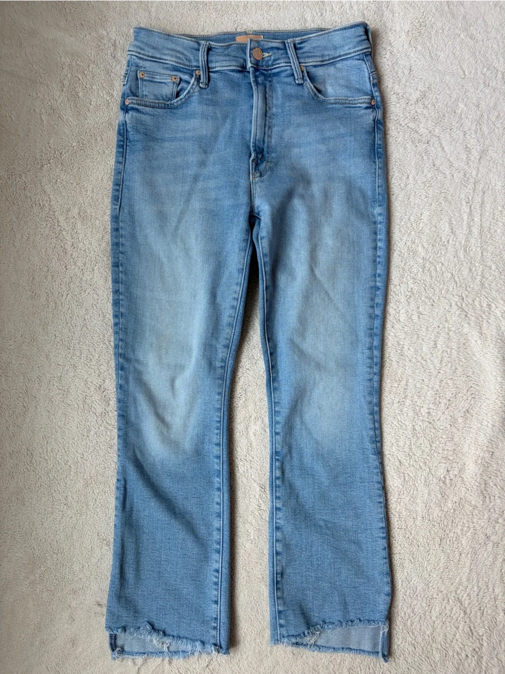 Mother The Insider Crop Step Fray Limited Edition Women's Jeans Size 28